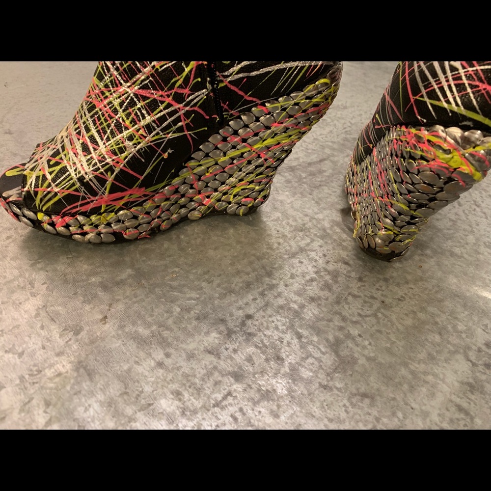 Custom Designed Jeffrey C. Tick Studded Wedge